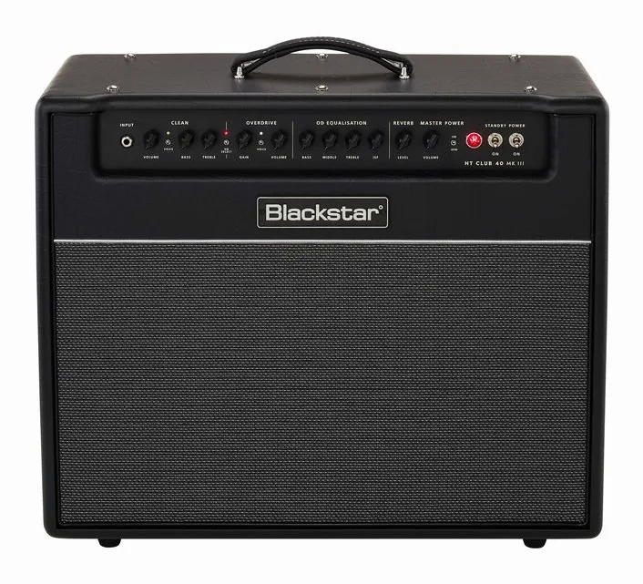 Blackstar HT Club 40 Combo MkIII, logotipo y acabado del panel frontal