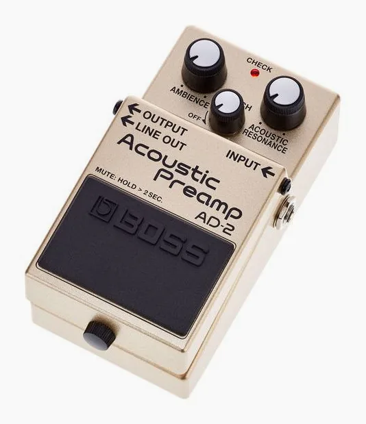 Boss AD-2, gráfica de la carcasa superior