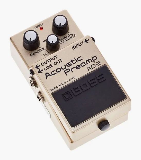 Boss AD-2, conectores en la parte trasera de la unidad