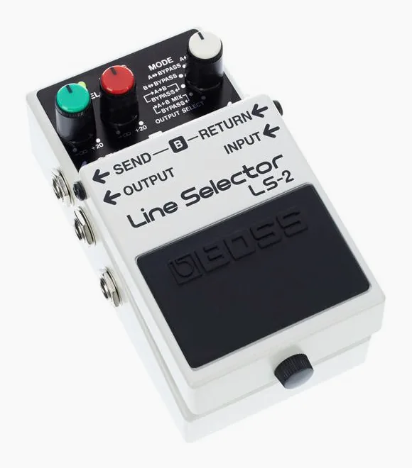 Boss LS-2, gráfica de la carcasa superior
