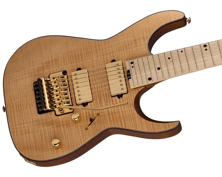 Charvel Angel Vivaldi PM DK24 GT7 Nat, puente y clavijeros de afinación