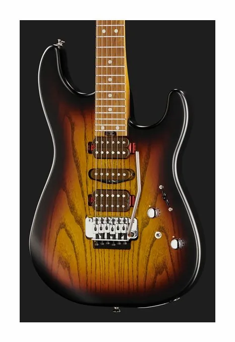 Charvel Guthrie Govan MJ SD24 CM 3TS, mástil y diapasón vistos de lado
