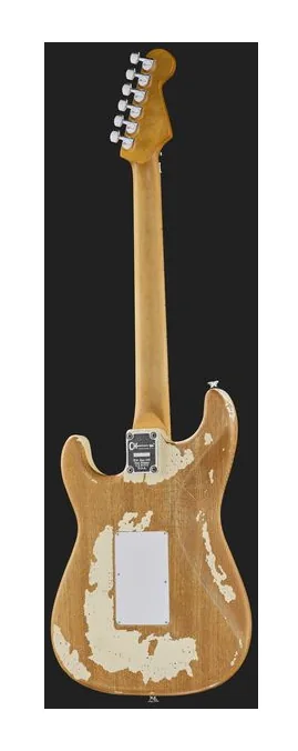 Charvel LTD SC 1 Henrik Danhage Relic, pala con clavijeros y logotipo