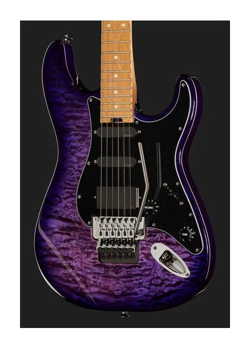 Charvel Marco Sfogli So-Cal St1 HSS FR, cuerpo y acabado en primer plano