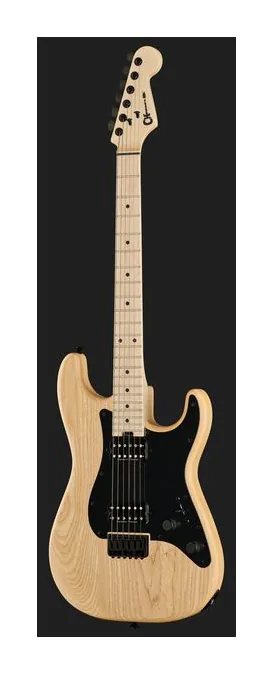 Charvel PM SC1 SRS HH HT Mpl NatAsh, cuerpo y acabado en primer plano