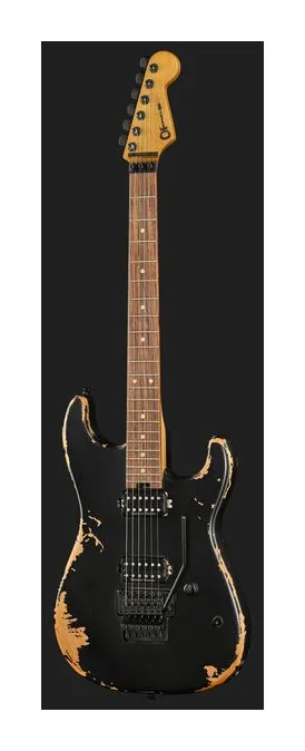 Charvel Pro Mod Plus DK24 RVEN BLK, vista trasera del cuerpo