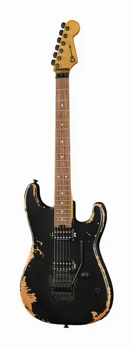 Charvel Pro Mod Plus DK24 CHLRN BRST en primer plano frontal