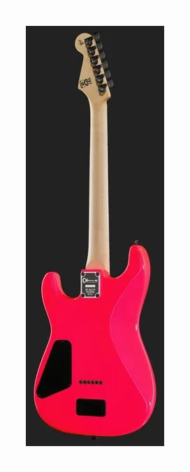 Charvel Sean Long San Dimas HH Black, mástil y diapasón vistos de lado
