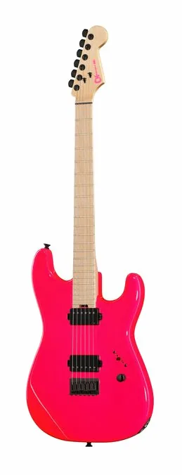 Charvel Sean Long San Dimas HH Black visto de frente