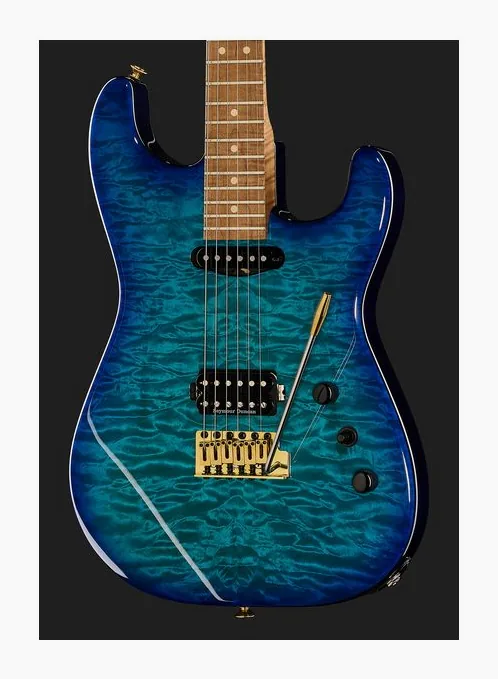 Charvel Special Edition San Dimas CB, cuerpo y acabado en primer plano
