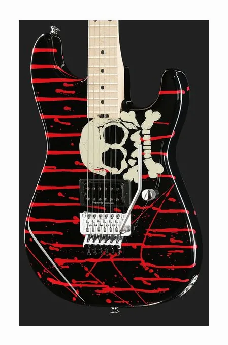 Charvel Warren DeMartini Signature, vista trasera del cuerpo