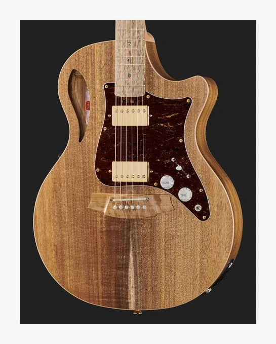 Cole Clark TL2EC-BLBL-HH Thin Line, perfil lateral del cuerpo