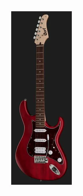 Cort G110 Open Pore Black Cherry, vista trasera del cuerpo