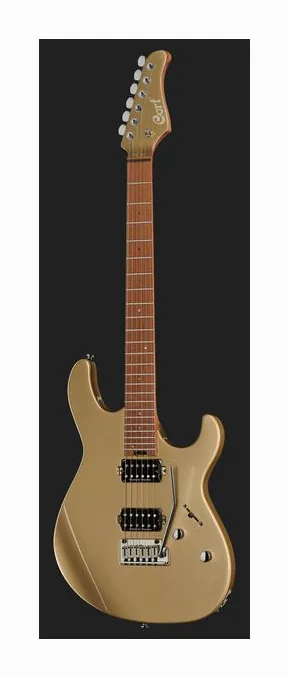 Cort G300 PRO Metallic Gold, pastillas y mandos de control