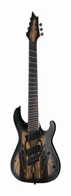Cort KX507MS Pale Moon Ebony en primer plano frontal
