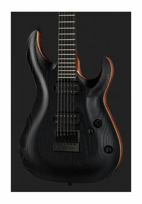 Cort KX700 Evertune Open Pore Black, perfil lateral del cuerpo