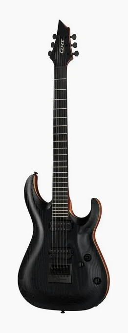 Cort KX700 Evertune Open Pore Black fotografiado de frente