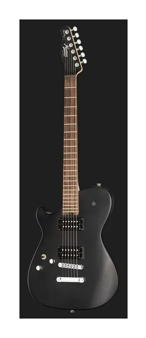 Cort MBM-2 Meta Dry Satin Black LH, pala con clavijeros y logotipo