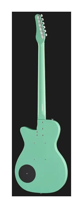 Danelectro 56 Vintage Baritone Red Metal, perfil lateral del cuerpo
