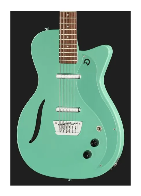 Danelectro 56 Vintage Baritone Red Metal, perfil lateral del cuerpo