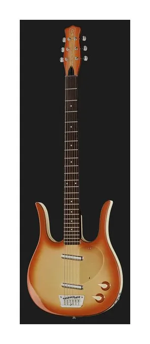 Danelectro 58 Longhorn Baritone BB, selector de pastillas y jack de salida