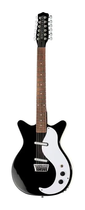 Danelectro 59 Dano 12 BK fotografiado de frente
