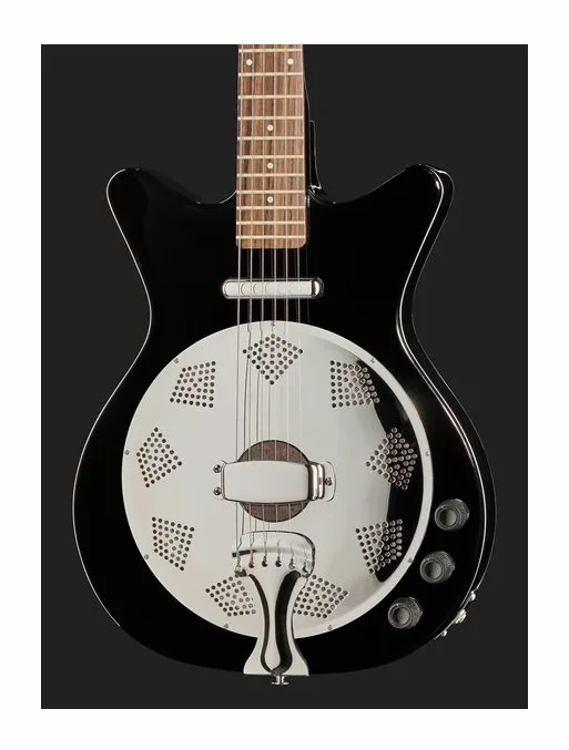 Danelectro 59 Resonator BK, perfil lateral del cuerpo
