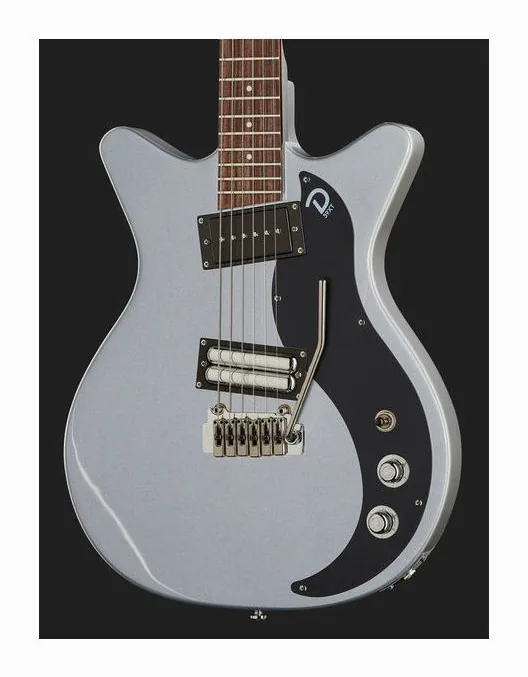 Danelectro 59 XT Silver, puente y clavijeros de afinación