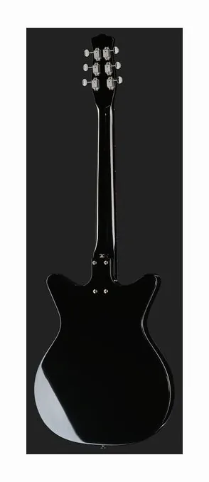 Danelectro 59X Black, mástil y diapasón vistos de lado
