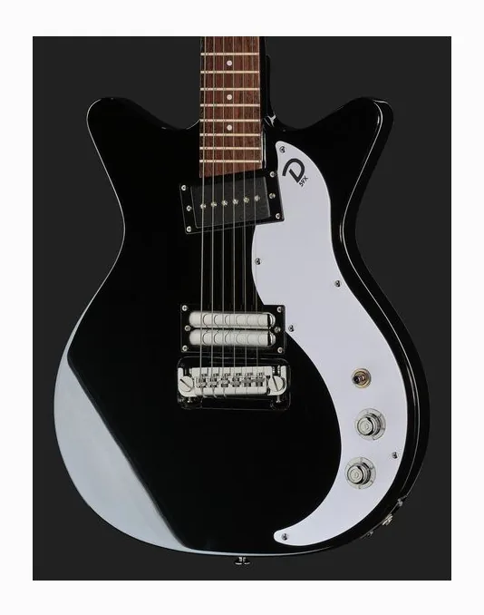 Danelectro 59X Black, pastillas y mandos de control