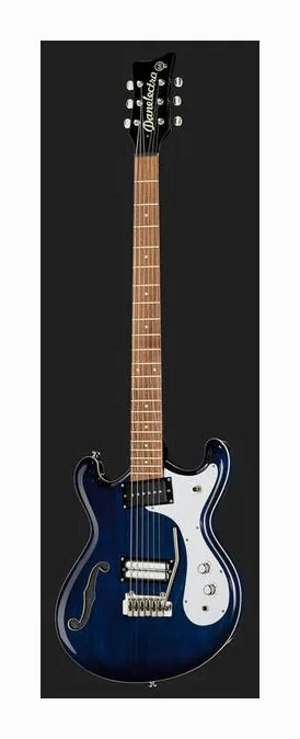 Danelectro 66BT Blue Burst, perfil lateral del cuerpo