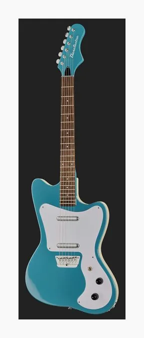 Danelectro 67 Aqua, pastillas y mandos de control