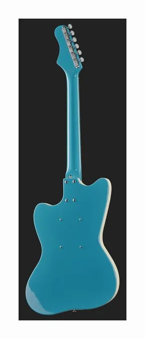 Danelectro 67 Aqua, cejuela y primeras posiciones del diapasón