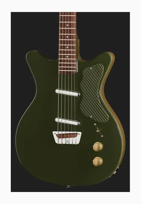 Danelectro Dan O. Cool Maroon, pastillas y mandos de control