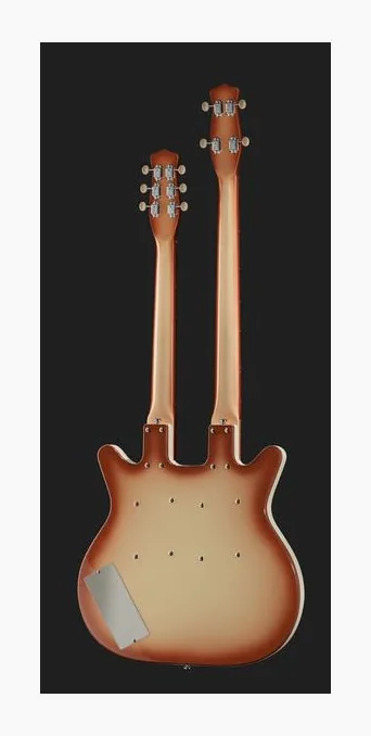 Danelectro DB604 Copper Burst, puente y clavijeros de afinación