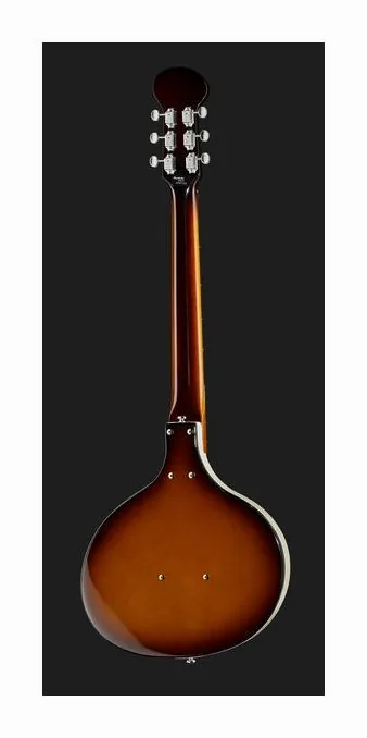 Danelectro DBS68 Reissue Baby Sitar VS, pala con clavijeros y logotipo