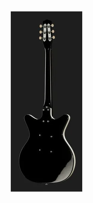 Danelectro DE 59M LH NOS+ Black, pala con clavijeros y logotipo
