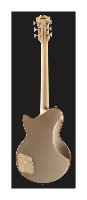 DAngelico Deluxe Atlantic Desert Gold, mástil y diapasón vistos de lado