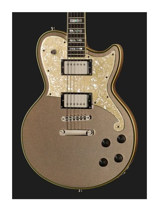 DAngelico Deluxe Atlantic Desert Gold, perfil lateral del cuerpo