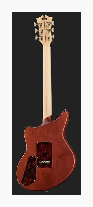 DAngelico Deluxe Bedford Solid Black, cejuela y primeras posiciones del diapasón