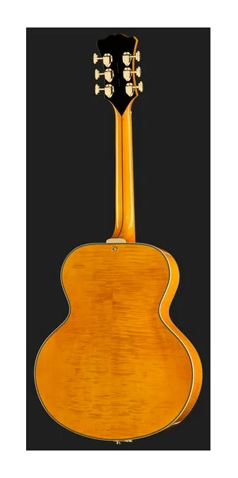 DAngelico Excel Style B Amber, perfil lateral del cuerpo