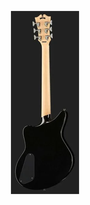 DAngelico Premier Bedford Black Flake, cejuela y primeras posiciones del diapasón