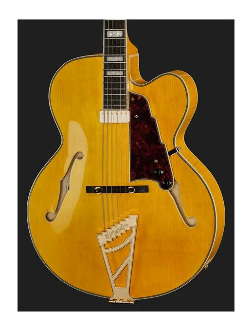 DAngelico Premier EXL1 Brown Burst, selector de pastillas y jack de salida