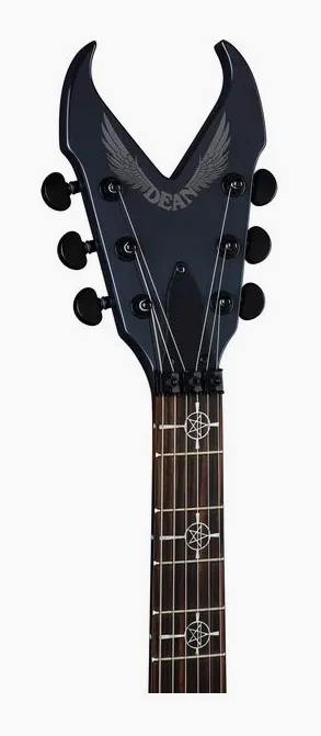 Dean Guitars Kerry King VX BKS, puente y clavijeros de afinación
