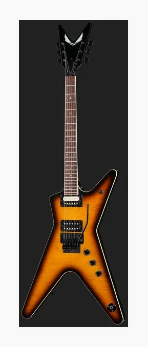 Dean Guitars ML 79 Floyd Duncan BBF, cuerpo y acabado en primer plano