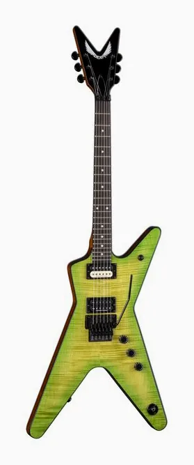 Dean Guitars ML 79 Classic Black en primer plano frontal