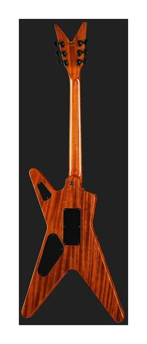 Dean Guitars USA ML Floyd Flame Top Slime, curvas del cuerpo vistas desde arriba