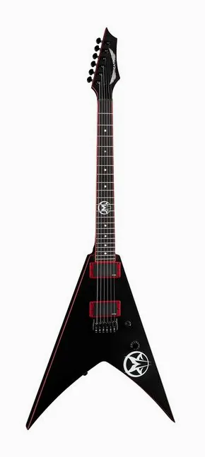 Dean Guitars Vengeance Greg Tribbett BK fotografiado de frente