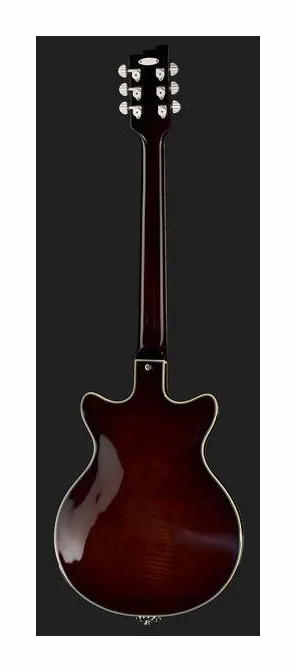 Duesenberg Alliance Series Joe Walsh BK, mástil y diapasón vistos de lado