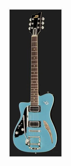 Duesenberg Caribou LH Narvik Blue, selector de pastillas y jack de salida